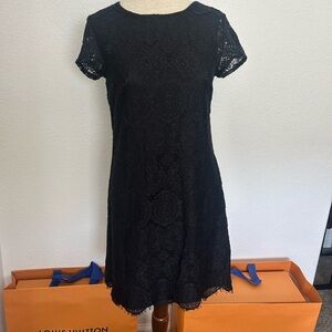 Elegant Black Lace Dress